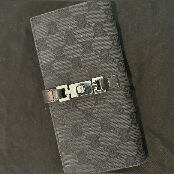 GUCCI GUCCISSIMO JACKIE O WALLET - Picture 1 of 11